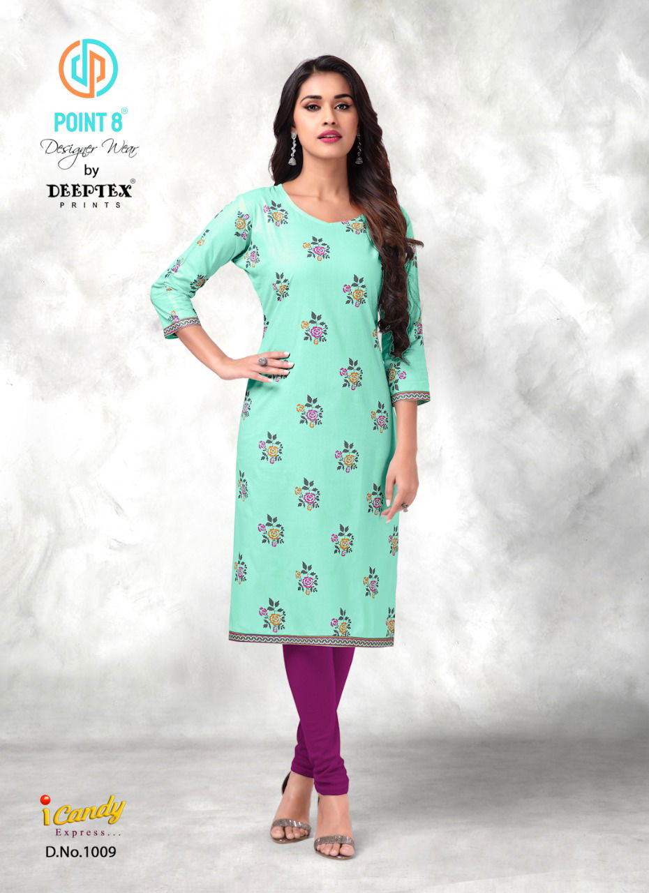 Deeptex I Candy Express Latest Ethnic Wear Pure Cotton Kurti Collection